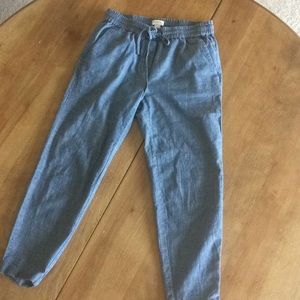 J.Crew chambray joggers